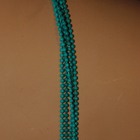 5 Strand Turquoise Necklace With Small Beads